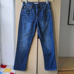 Madewell Straight Leg Crop Jeans
